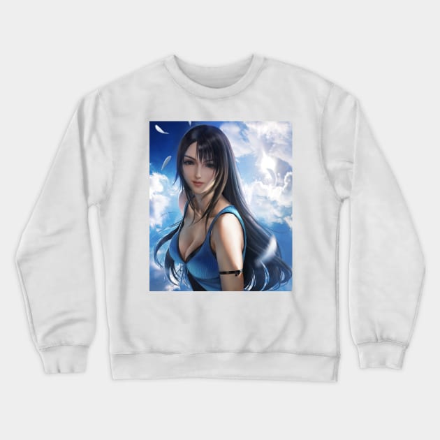 Rinoa Crewneck Sweatshirt by Sakimi Chan Art